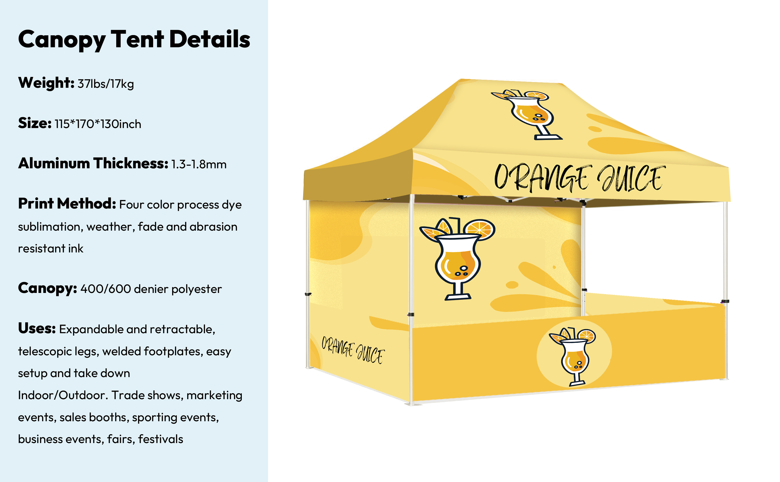 Canopy Tent Details